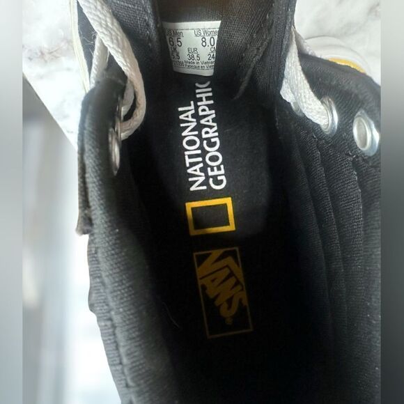 VANS Sk8-Hi REISSUE 138 NATIONAL GEOGRAPHIC Size 6.5 Men 8 Womens - Picture 13 of 14